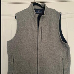 Vineyard Vines Vest Men’s Size 2XL Gray Polyester